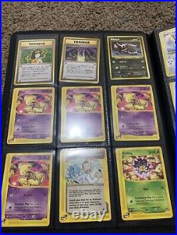 Vintage Pokemon Binder Collection. Mixed Sets. Mostly WOTC Era Cards Lot