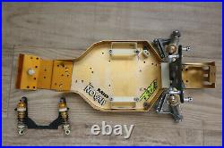 Vintage RC10 Parts Lot with A&L Rear Susp. Light Gold A Stamp Chassis, Shocks