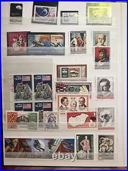 Vintage Super safe Book Lot Of Stamps Full Over 200 Stamps German, Romanian Mix