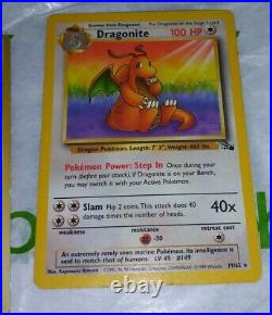 Vintage90s FOSSIL GB Dragonite WOTC Promo WB Stamped Movie Release RARE CARD Lot