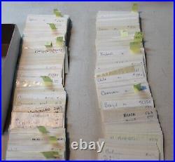 Vintg Lot of over 2000+used & New postage stamps From over70 countries InGLASSIN