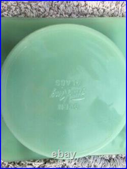 Vtg MINTONLY ONE ON EBAY WITH ENGRAVED STAMP fire king Ash tray Jadeite jadite