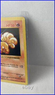 Vulpix 1st Edition Shadowless Base Set 68/102 Pokemon Card Grey Stamp Gem Mint