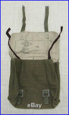WW II Russian Canvas Bred Bag. Stamped 1941. Mint. RARE