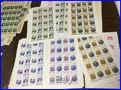 WW Stamp Mint Sheets Collection Estate Sale Find! High CV Value! 100+ pics