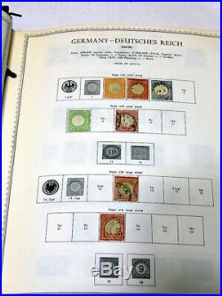 West GERMANY & BERLIN Mint Hinged & Used Collection In Minkus Specialty Album