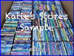 Wholesale Lot Of 1000 Assorted Kids, Cartoons, Family DVDs, DVDs Movies, T. V. Shows