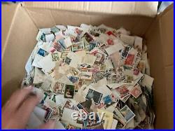 World Stamps good mix off paper 10,000 stamps + 100 mini stamps sheets lot1