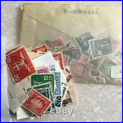 World Wide Stamp 45 Year Collection In Shoe Box Large Variety Mint & Used