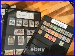 World and commonwealth stamps mint & used 3.8kg in cards z