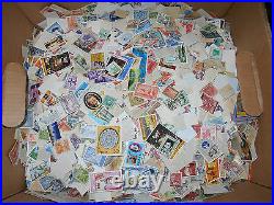 World wide foreign stamp mix Five pounds off-paper bulk lot REDUCED PRICE