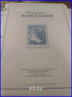 Worldwide? Antique Stamp Collection in Huge Kenmore Album 1800s Forward. HCV