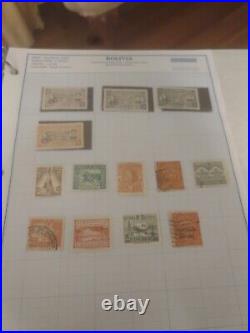 Worldwide? Antique Stamp Collection in Huge Kenmore Album 1800s Forward. HCV