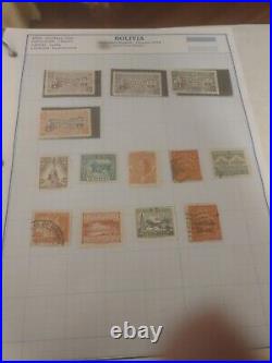 Worldwide? Antique Stamp Collection in Huge Kenmore Album 1800s Forward. HCV