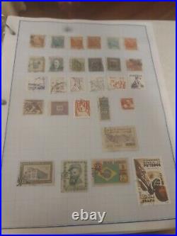 Worldwide? Antique Stamp Collection in Huge Kenmore Album 1800s Forward. HCV