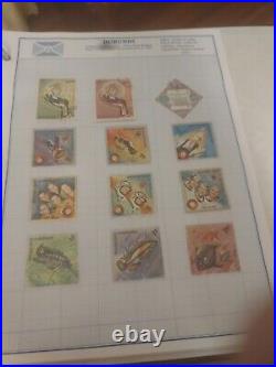 Worldwide? Antique Stamp Collection in Huge Kenmore Album 1800s Forward. HCV