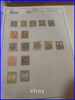 Worldwide? Antique Stamp Collection in Huge Kenmore Album 1800s Forward. HCV