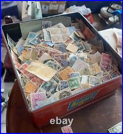 Worldwide Postage Stamps Lot and Collection Book 3100 Total