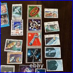 Worldwide Space Stamps Lot, Great Collection From Many Countries