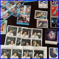 Worldwide Space Stamps Lot, Great Collection From Many Countries