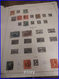 Worldwide Stamp Collection In 1943 Scott International Album. Lots Of Treasures