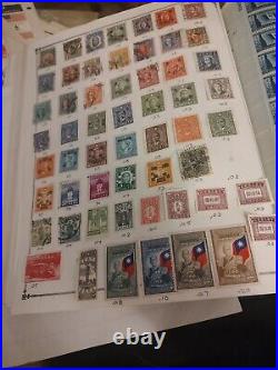 Worldwide Stamp Collection In 1943 Scott International Album. Lots Of Treasures