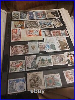 Worldwide Stamp Collection In 1943 Scott International Album. Lots Of Treasures