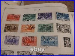 Worldwide Stamp Collection In 1943 Scott International Album. Lots Of Treasures