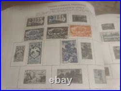 Worldwide Stamp Collection In 1952 Minkus Album. Great Boutique Value Offer