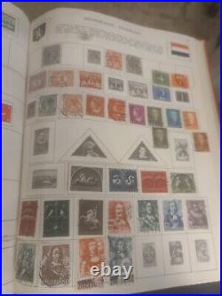 Worldwide Stamp Collection In 1952 Minkus Album. Great Boutique Value Offer