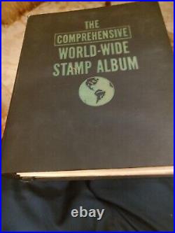 Worldwide Stamp Collection In 1958 Perfect Minkus Album. 1800s Forward. View