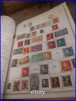 Worldwide Stamp Collection In 1958 Perfect Minkus Album. 1800s Forward. View