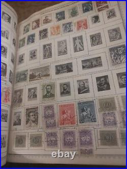 Worldwide Stamp Collection In 1958 Perfect Minkus Album. 1800s Forward. View