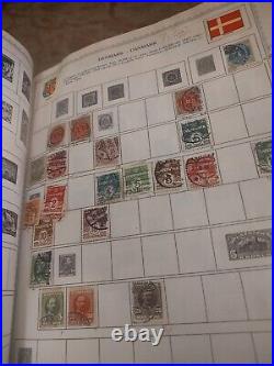 Worldwide Stamp Collection In 1958 Perfect Minkus Album. 1800s Forward. View