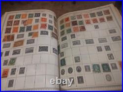 Worldwide Stamp Collection In 1958 Perfect Minkus Album. 1800s Forward. View