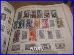 Worldwide Stamp Collection In 1958 Perfect Minkus Album. 1800s Forward. View