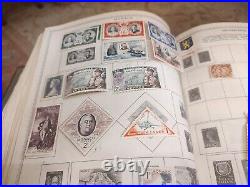 Worldwide Stamp Collection In 1958 Perfect Minkus Album. 1800s Forward. View