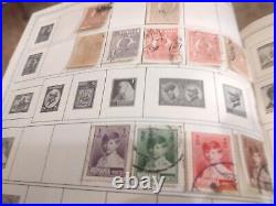 Worldwide Stamp Collection In 1958 Perfect Minkus Album. 1800s Forward. View