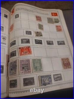 Worldwide Stamp Collection In 1958 Perfect Minkus Album. 1800s Forward. View