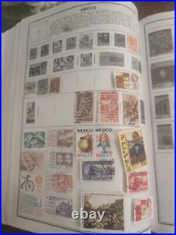 Worldwide Stamp Collection In Handsome HE Harris Album. Super Variety-Amazing