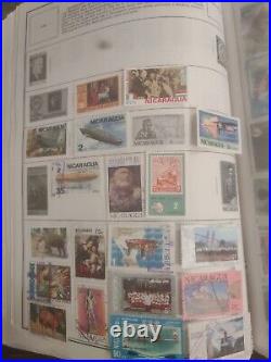 Worldwide Stamp Collection In Handsome HE Harris Album. Super Variety-Amazing