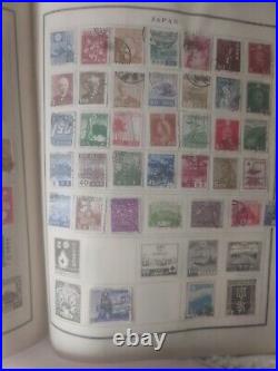 Worldwide Stamp Collection In Vintage 1944 Scott Modern Perfect Album. EXCITING