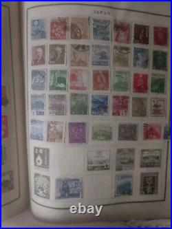 Worldwide Stamp Collection In Vintage 1944 Scott Modern Perfect Album. EXCITING