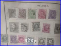 Worldwide Stamp Collection In Vintage 1944 Scott Modern Perfect Album. EXCITING