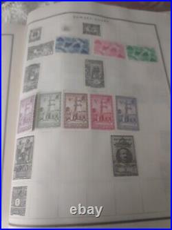 Worldwide Stamp Collection In Vintage 1944 Scott Modern Perfect Album. EXCITING