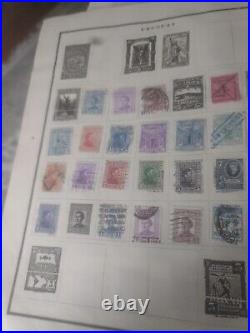 Worldwide Stamp Collection In Vintage 1944 Scott Modern Perfect Album. EXCITING