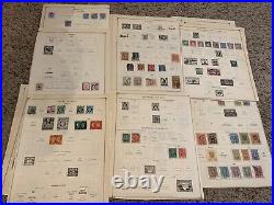 Worldwide Stamp Lot On Album Pages, Many Countries Mint U. S. Stamps Nice Gift