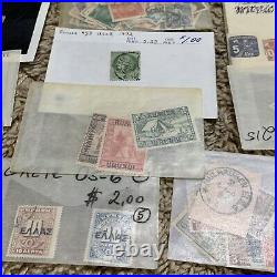 Worldwide Stamps Lot In Glassines Off Paper. From 25 Ww Countries. No U. S