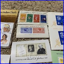 Ww Mint & Used Souvenir And Sheets Stamp Lot From Many Worldwide Countries