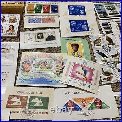 Ww Mint & Used Souvenir And Sheets Stamp Lot From Many Worldwide Countries